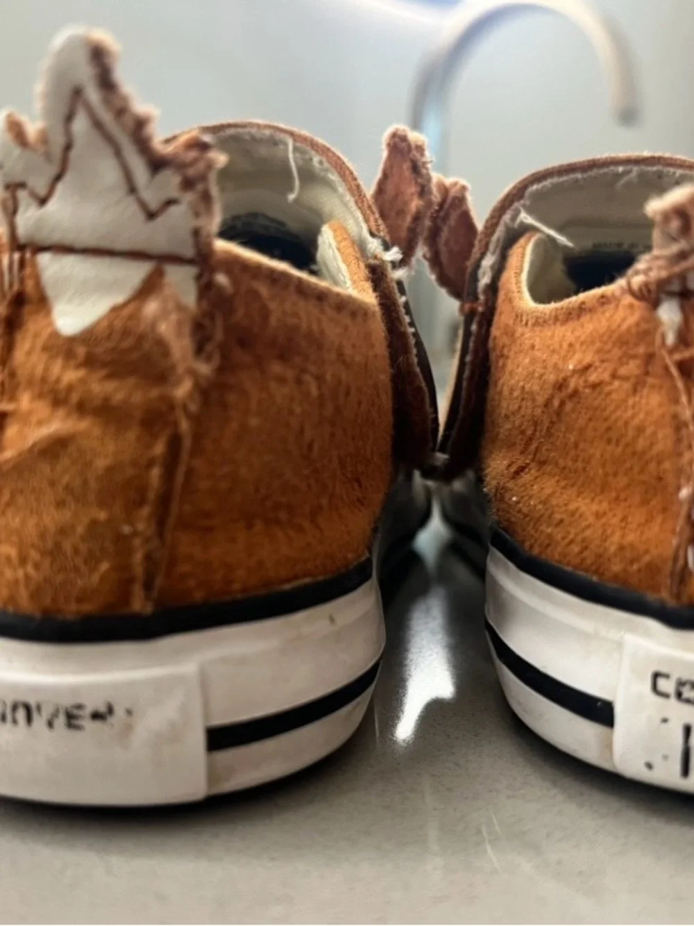 Converse Toddler Brown Fox Slip-On/Velcro Sneakers